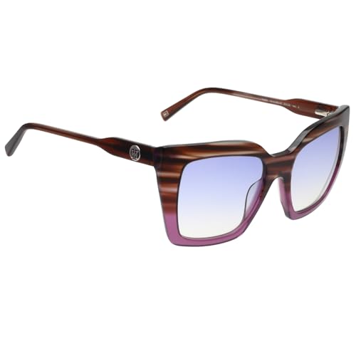 Image of Tommy Hilfiger |Multi-Coloured Full-Rim Frame Cat Eye Sunglasses|100% UV Protected (Uv 400) Blue Gradient Faded Lens|Women's | Medium | Th 2620 C6 Vilsibl 53 S, Multicolor