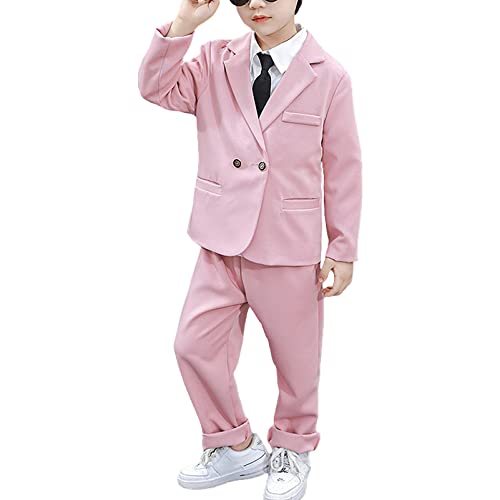 Costumes Garçons manches longues ensemble blazer pantalon chic de fête