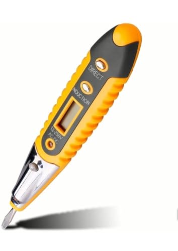 Image of Contact Tester Pen 12-250V AC Voltage Detectors Tester Meter Volt Current