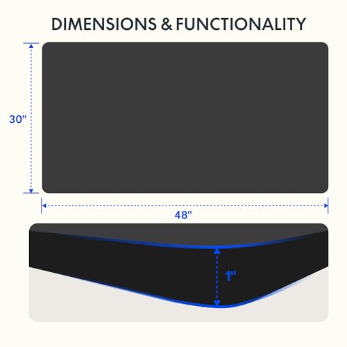 Image of FLEXISPOT EN2 Whole-Piece Standing Desk with Clamp Power Strip, 48 x 30 Electric Stand Up Height Adjustable Desk with Cable Management (White Frame + 48 inch Black Top, 2 Packages)