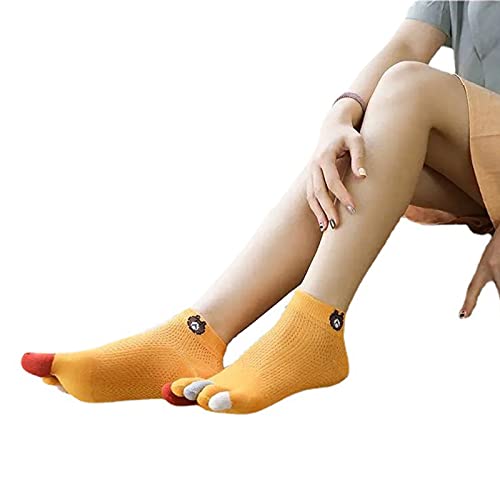 Toes Breathable Fashionable Mesh - Socks Women -Friction Five Socks Islander Socks #TOP8