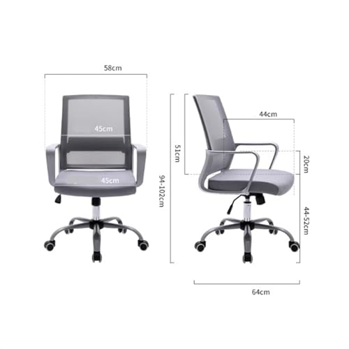 Président de bureau exécutif ergonomique et fauteuil pivotant de conférence LWX - 2