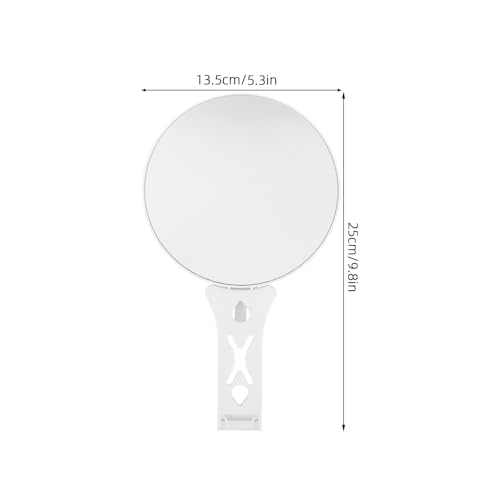 Espejo portátil doble cara plegable para maquillaje miniatura 2