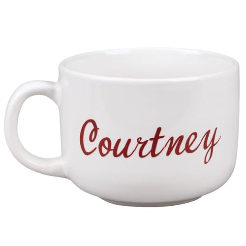 Taza de cerámica para sopa personalizada 22 oz miniatura 1