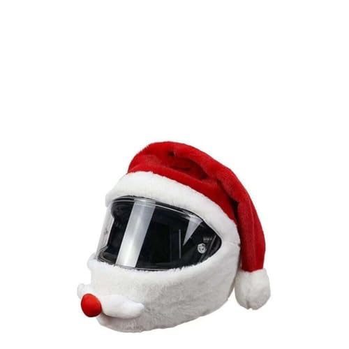 Lawnoval Weihnachtshelm-Überzug, Nikolausmütze, geeignet für...
