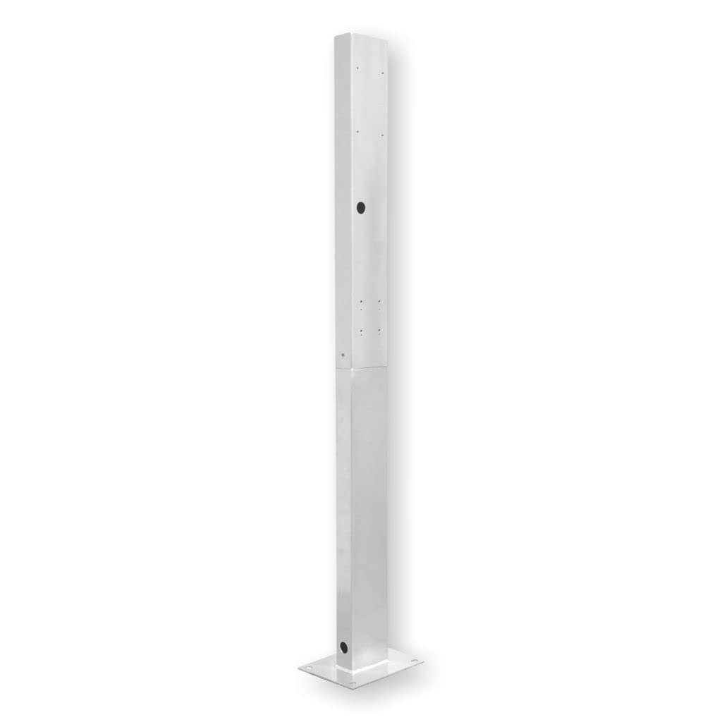Montagesäule für Summit Wallbox Silber - Höhe 150cm, Pfosten 12 x 5,5cm - Inkl. Montagematerial