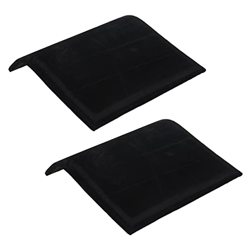 Pavewood Schmuckständer für Armreifen, Uhren, Armbänder, Schmuck, Samt, 2 Etagen