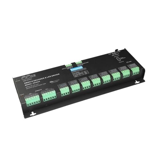 Décodeur DMX512 24CH contrôleur LED 12V 24V modèle DE8524