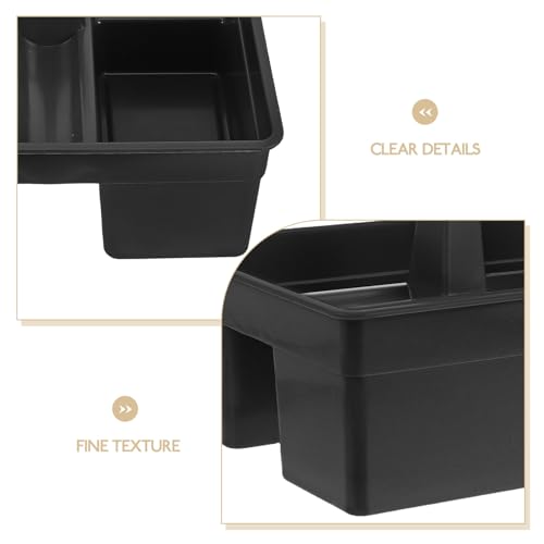 Panier de rangement plastique à 3 compartiments compact et portable LALAFINA - 4