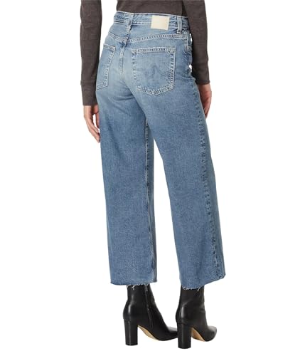 AG Jeans Saige High-Rise Wide Leg Crop in Rival2