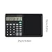Solar Battery Calculator Writing Board Large Display Lightweight Quiet for Office School