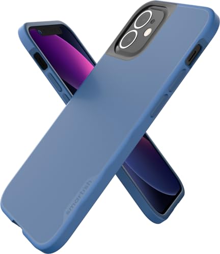 Coque iPhone 12 Mini protectrice et légère Smartish Gripmunk bleue