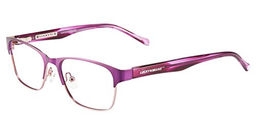 Monture Lucky Brand D707 Purple lunettes de vue rectangulaires violettes
