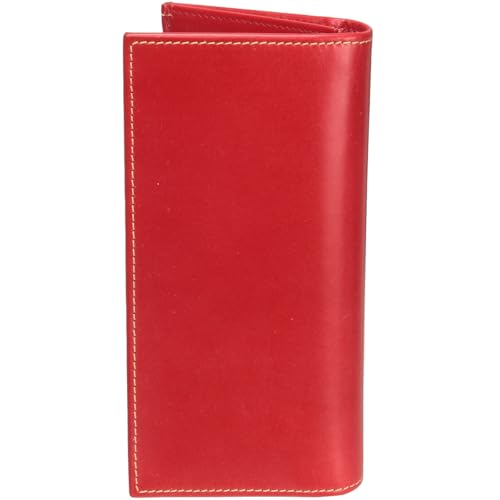 [ホワイトハウスコックス] S9697L 長財布 レッド レザー メンズ