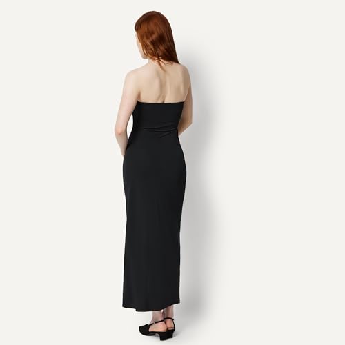 Amazon Essentials Women's Slim-Fit Matte Jersey Strapless Maxi Dress, Black, Large by Amazon Essentials - Used condition - Image 2