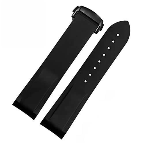 Bracelet montre silicone 20mm 22mm pour Omega Seamaster 007 avec boucle déployante