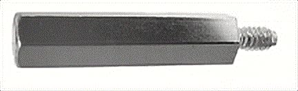 Abbatron/HH Smith, 8281, Brass Male/Female Hex Standoff - 8-32 Thread - 3/8 Length. (25 Item/s)