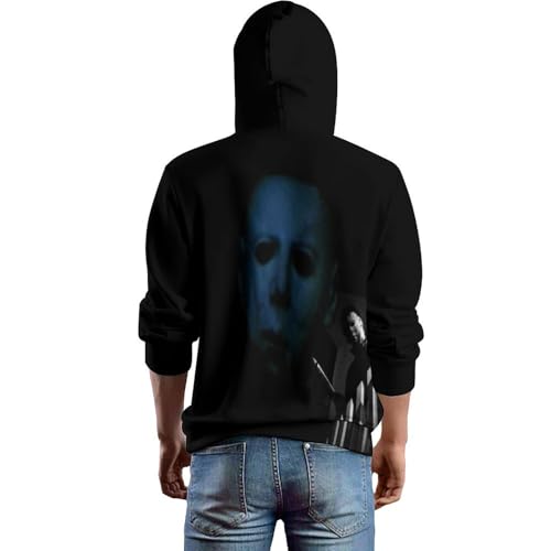 ZHANGXM Adult Sweater Sweatshirts Halloween Michael Myerss Long Sleeve Pullover Sweatshirt Casual Outfits Fall Clothes2