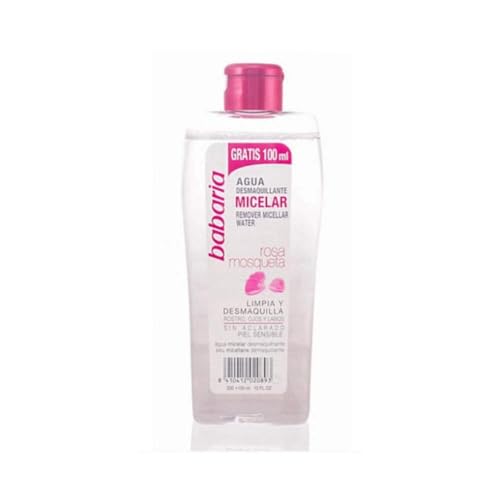 Babaria – Agua micelar suave con aceite rosa mosqueta - 400 ml