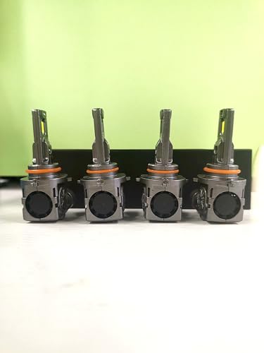 Termitor 9005 9006 Bulbs Combo, 100,000LM 1200% Ultra Bright, True 1:1 Mini Halogen Size, Plug and Play No Adapter, HB3 HB4 Fog Light Conversion Kits, 85000+ Hours Lifespan, Pack of 4