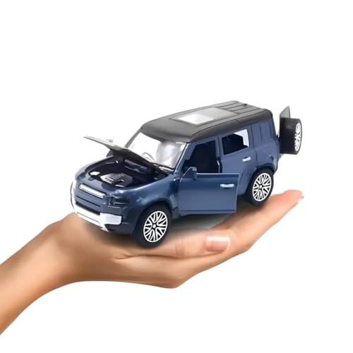 Image of DREAMY DEN 1:36 Defender Die-Cast Metal Toy Car | Pull Back Action with Openable Doors, Bonnet & Boot | Realistic Lights & Detailing | Premium Miniature Car Model Toy for All Ages