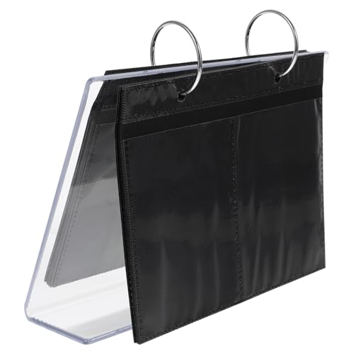 LALADEFIEE Support De Rangement Autocollants Pour Ongles 1 Album A4 Transparent Multi-tailles Portable Pour Nail Art Et Manucure Professionnelle