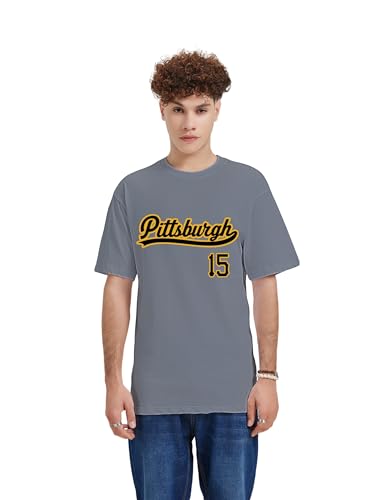 Camiseta de béisbol para hombres, mujeres y niños 100% algodón sin marca ni logo miniatura 2