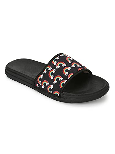 FF FUNKFEETSUnisex Casual Flip Flop Slipper FF00022 BK