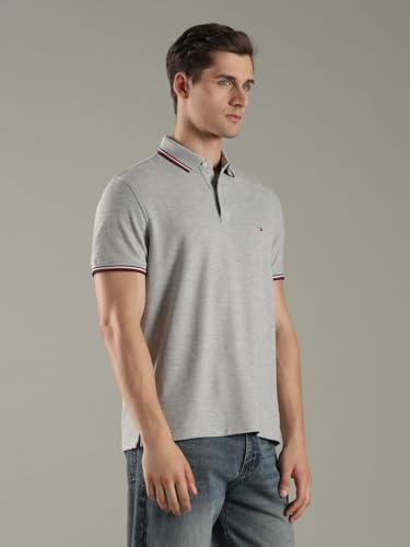 Image of Tommy Hilfiger Men Polo Cotton Regular Fit Shirt
