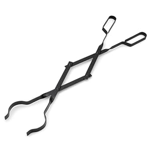 Stanbroil Outdoor Campfire Fireplace Tongs, 26″ Long, Log Grabber, Black