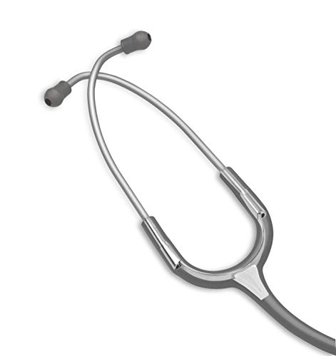 Image of ADC Adscope Lite 619 Ultra Lightweight Clinician Stethoscope with Tuneable AFD Technology, 31 inch Length, Gray