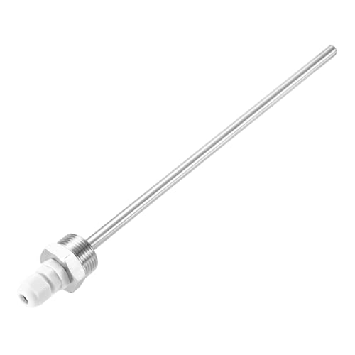 uxcell 8mm Dia G3/4 Thermowell Weldless Stainless Steel 304 with Cable Gland 250mm Length for Beer Fermenter, White