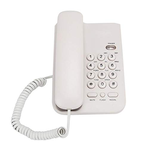 Teléfono fijo con cable T3026CID básico sin fuente AC blanco miniatura 2