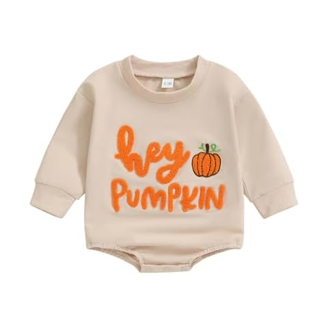 ZZLBUF Baby Halloween Pumpkin Romper Outfit Cover