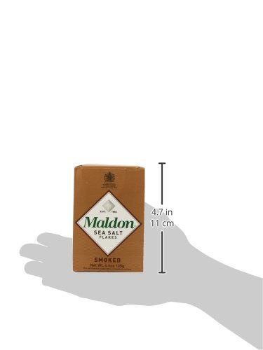 Sal marina ahumada Maldon, paquete de 3x4.4 oz miniatura 5