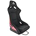 1-Side Large Fiber Glass Bucket Racing Seat w/Side Mounts,Sport Seats for Car Driving,16
