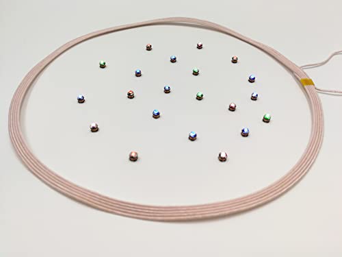 Taidacent 150mm Remote Distance 200mm Large Inductive Coil and 10 Wireless LED Kit - 24V