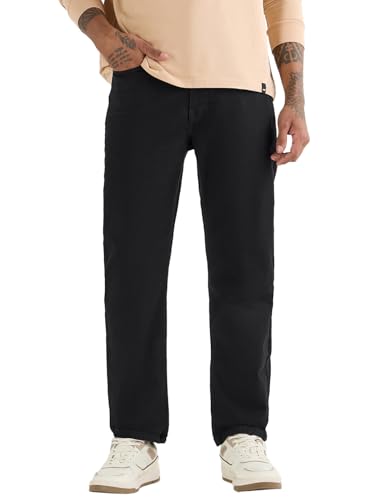 Image of Bewakoof Men's Slim Straight Fit Jeans