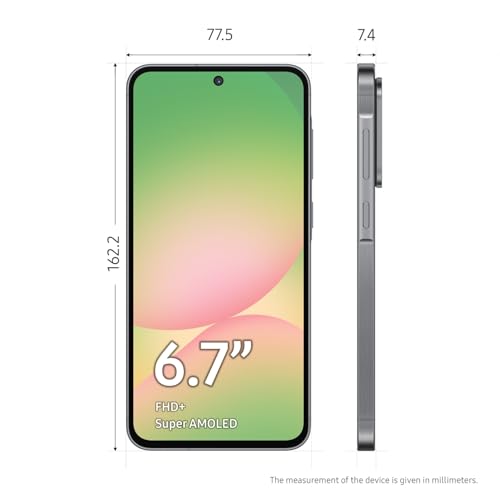 Samsung Galaxy A56 5G (Awesome Graphite, 8GB, 256GB) | Awesome Intelligence: Circle to Search, Intelligent Editing | Awesome 6 OS & 6 Years... - Image 2