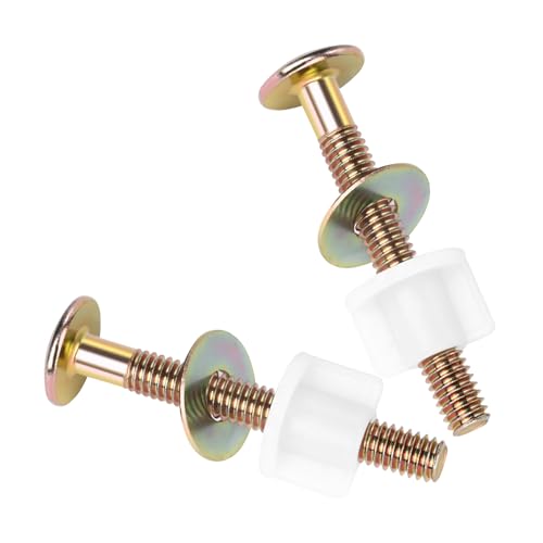 StLiSuYmx 2PCS Universal Toilet Seat Screws Replacement Kit, Premium Steel Toilet Seat Bolts with...