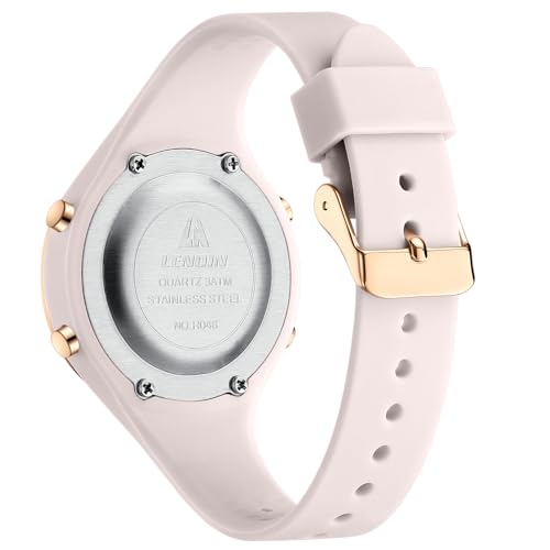 LN LENQIN Ladies Watches Womenes Watch Waterproof Digital Sport Chronograph Watches for Women Silicone Strap with Light/Date/Week/Month - Image 4