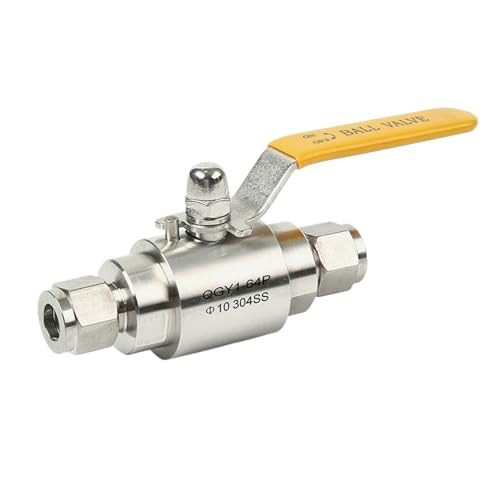 Válvula de bola de cierre de fuente de aire 18mm tubo unión compresión