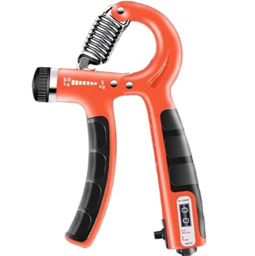 BoldFire® Professional Hand Grip Strengthener with Counter, Adjustable Resistance 5 to 60kg, Grip Strength Trainer for Muscle Building, Forearm Exerciser (Assorted Color) (B0CL38NLZ6) Amazon Price History, Amazon Price Tracker