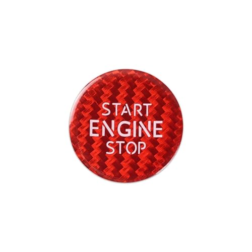 Cache-bouton de démarrage de voiture pour VW Tiguan autocollant rouge