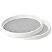 VINILITE 2 Pcs Especiero Giratorio Organizador de Armario Giratorio Multifuncional para Especias Plato Giratorio para Estantes de Cocina