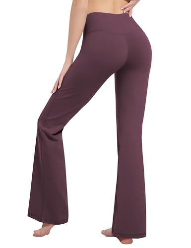 Image of BUBBLELIME Women Out Pockets High Waist Bootlegs Tummy Control Yoga Flared