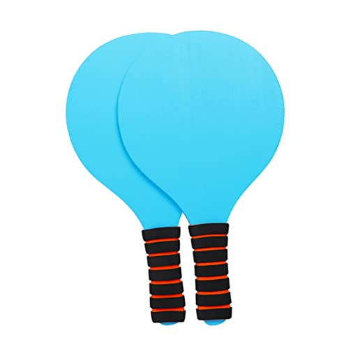 TOYANDONA Raqueta De Bádminton De Madera Palas para Pelota De Playa Divertidas Raquetas para Pelota para Balones De Bádminton Aire