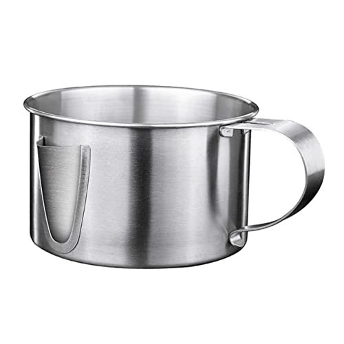 Cabilock Separatore Grasso Acciaio Inossidabile per Filtratore Olio per Cucina Ristoranti e Hotel con Beccuccio Forma Arcuata e Accessori