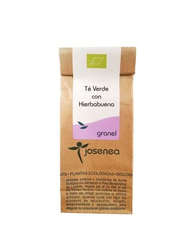 Té verde con hierbabuena granel de Josenea, 50 gramos