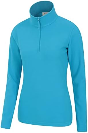 Mountain Warehouse Camber Half Zip Women's Fleece - Lightweight Cobalt (Plain) X-Large - 4